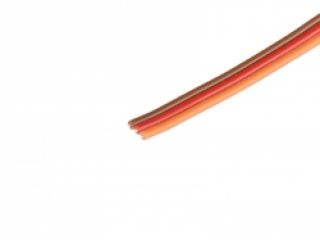 Kabel třížilový plochý tlustý JR 0.25mm2