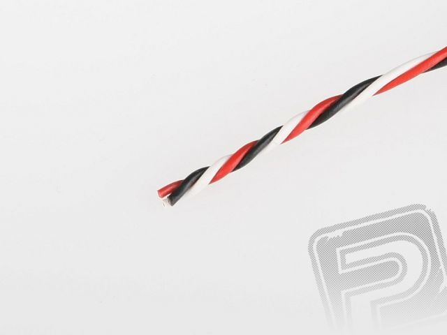 Kabel třížilový kroucený tenký FU 0.15mm2