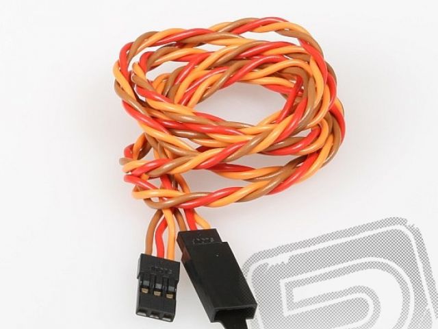 JR024 prodlužovací kabel kroucený 90cm s pojistkou