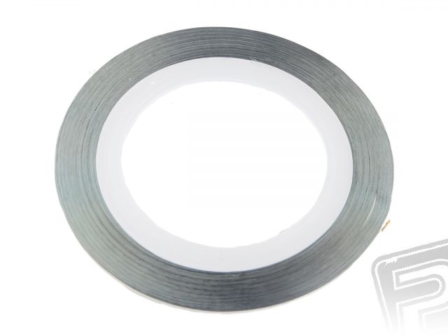 Ozdobná páska stříbrná 0,4 mm