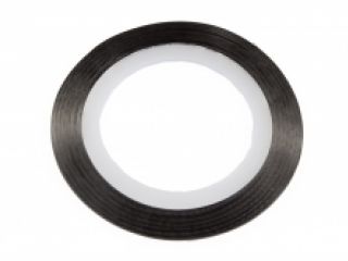 Ozdobná páska černá 1 mm