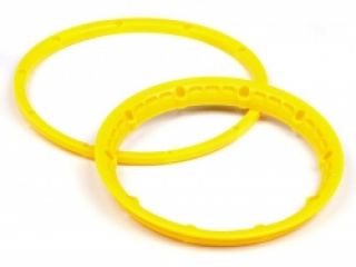Pojistný kroužek kola, žlutý 2ks