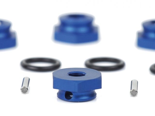 LRP Alu modré unašeče disků (4 ks) – S10 Twister