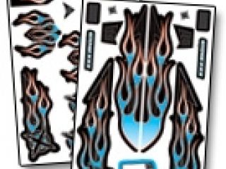 XXX Main - Airbrush nálepka - Ignite 1/8 Buggy X-Wrapz (modrá)
