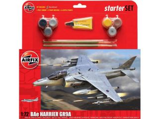Starter Set letadlo Bae Harrier GR9 1:72