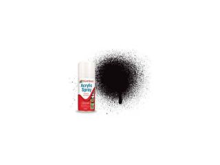 Humbrol sprej akryl #201 černá metalická 150ml