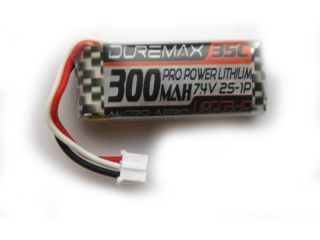 DUREMAX LiPol 7.4V 300mAh 35C mCP-X BL