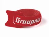 Stahovací pásek suchým zipem 150mm GRAUPNER , červený (10ks)