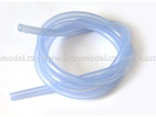 Silikonová hadička 2.4/5.5mm modrá (1m)