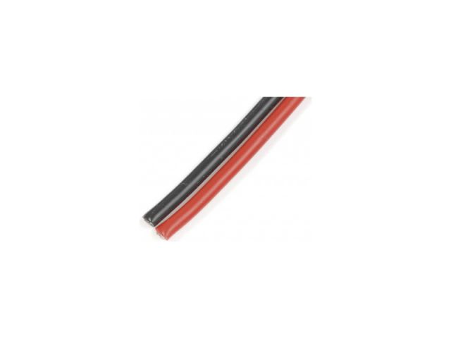 Kabel silikonový 1,3mm2 16AWG červený+černý (1+1m)