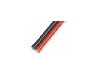 Kabel silikonový 0,6mm2 20AWG červený+černý (1+1m)