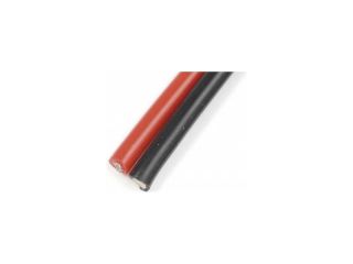 Kabel silikonový 0.35mm2 22AWG červený+černý (1+1)