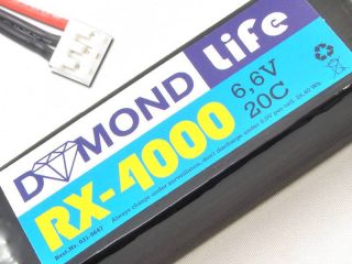 Baterie přijímače LiFe 4000mAh 6.6V 20C