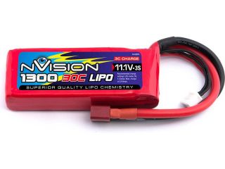 nVision LiPol 1300mAh 11.1V 30C