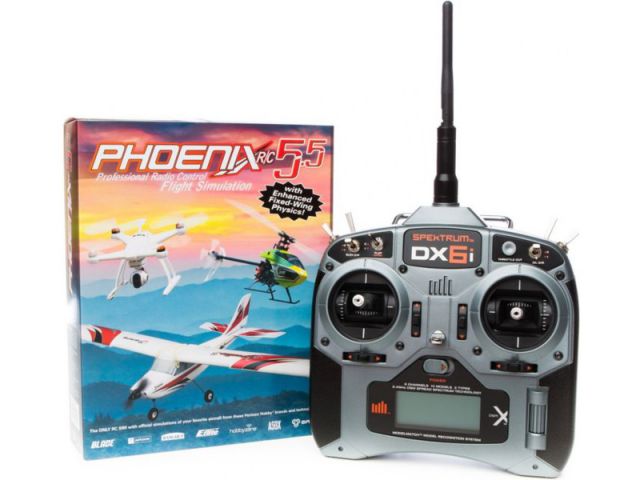 Phoenix RC Pro V5.5 simulátor + DX6i Mód 1-2