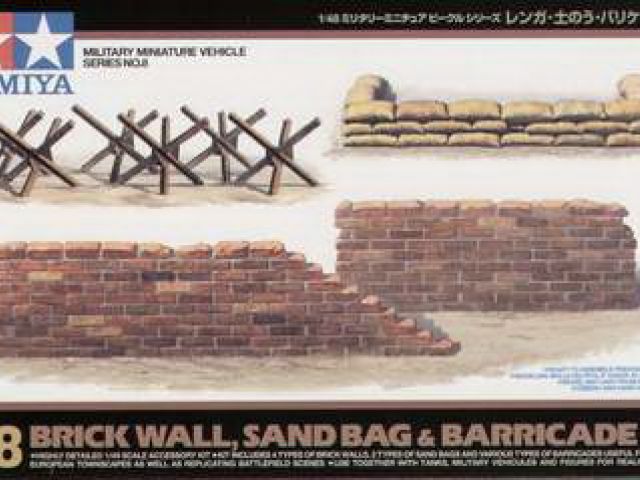 Brick/Sandbag/Barricade Set 1/48
