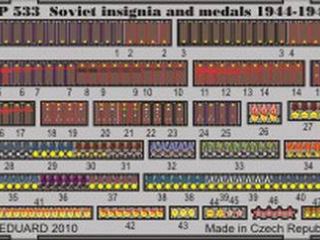 Soviet Insignia 1944 and medals