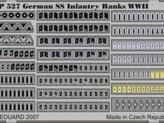 German SS Infantry Ranks WWII