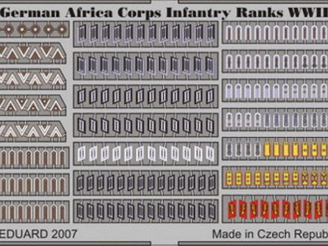 German Africa Corps inf.Ranks WWII