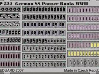 German SS Panzer Ranks WWII