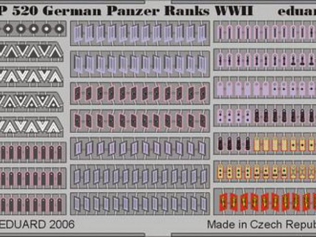 German Panzer Ranks WWII