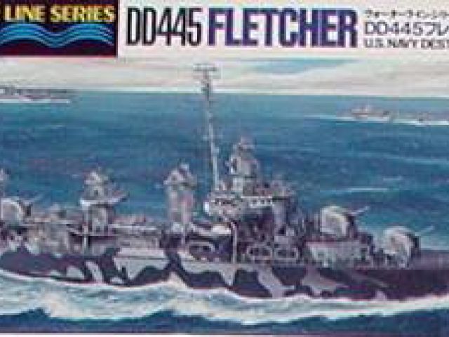 US Navy DD445 Fletcher