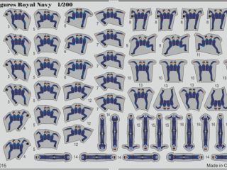 Figures Royal Navy 1/200