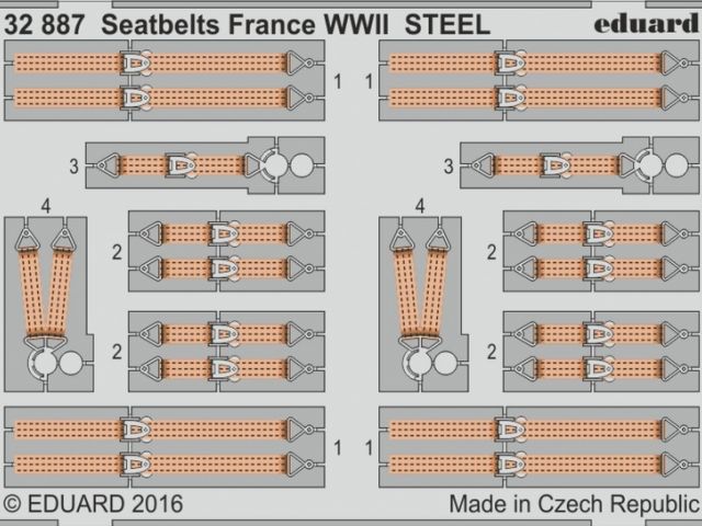 Seatbelts France WWII STEEL