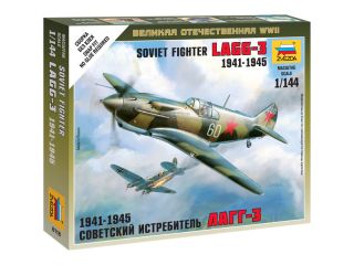 Zvezda Easy Kit Soviet Fighter LaGG-3 (1:144)