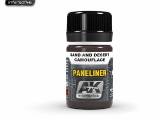 Paneliner for Sand and Desert Camo