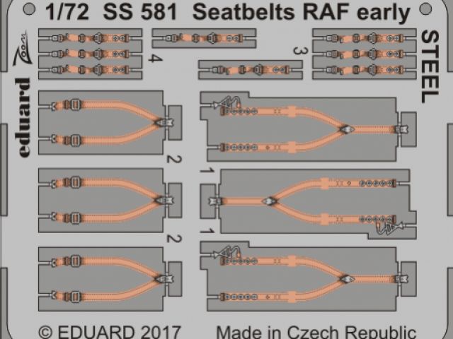 Seatbelts RAF early STEEL