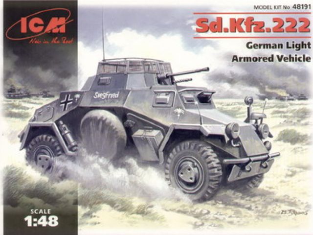 Sd.Kfz.222 German armored car WWII