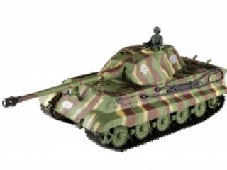 RC tank 1:16 German King Tiger (věž Porsche) kouř. a zvuk. efekty