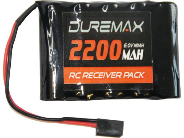 DUREMAX akumulátor NiMH 6.0V 2200mAh RX plochý