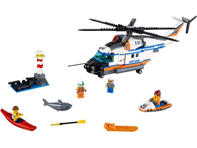 LEGO City Coast Guard - Výkonná záchranářská helikoptéra