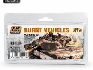 Burnt Vehicles Set