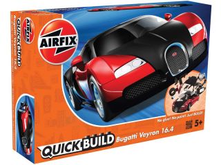 Airfix Quick Build Bugatti Veyron - červená