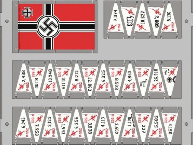 German U-Boat flags 1/48