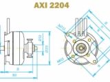 AXI 2204/RACE V2 střídavý motor
