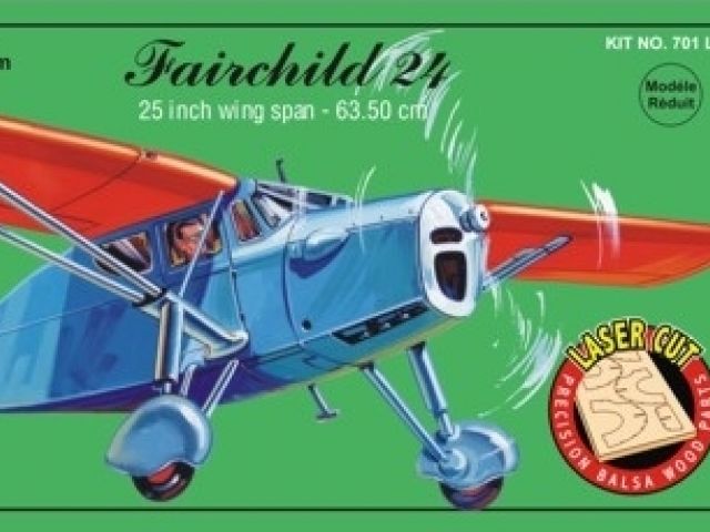 Fairchild 24 (635mm), laser. vyřezávaný