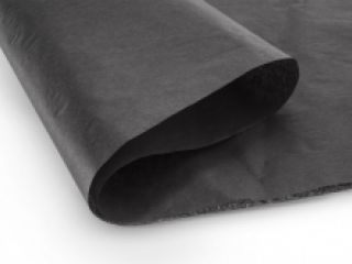 Potahový papír černý 50,8x76,2cm